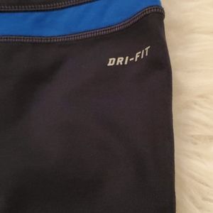 Nike DRY-FIT black and blue yoga lounging pant  S